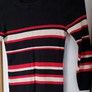 Sanctuary Long Sleeve Ribbed Knitted Dress